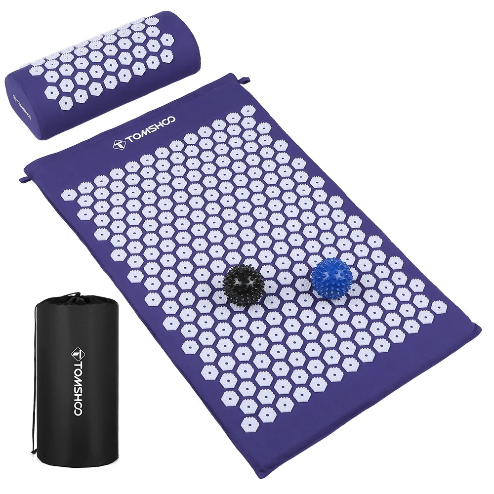 Acupressure Mat & Pillow Set for Pain Relief